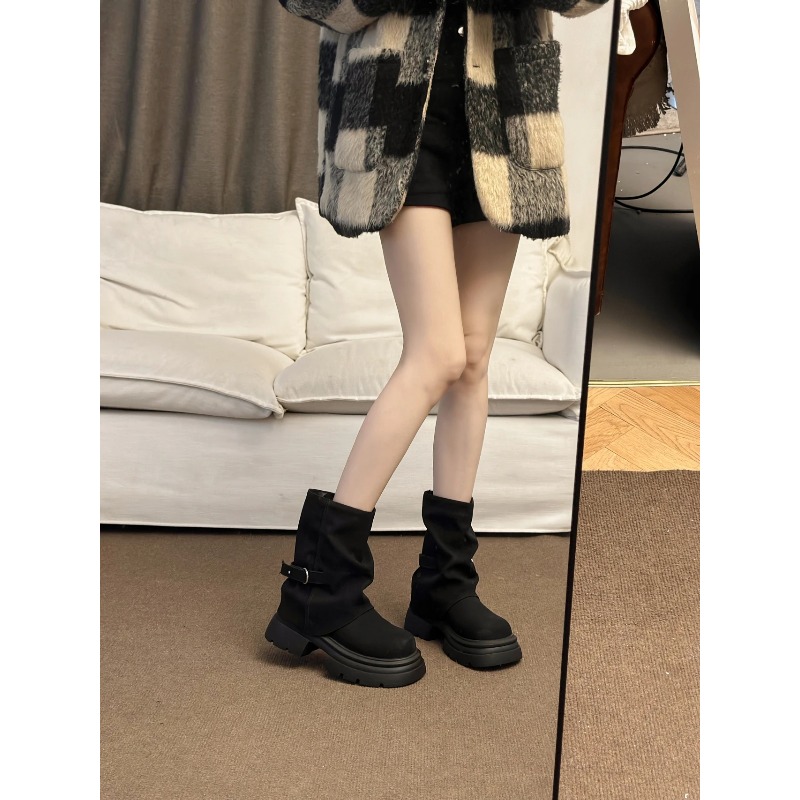 Stivali da donna con plateau,  - Pipe Bending Spring recensione e prezzo